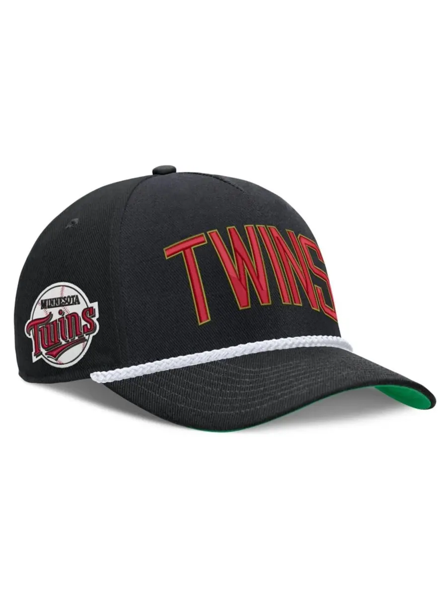 Кепка Nike с вышивкой Minnesota Twins — изображение 1 из 5, черный зеленый
