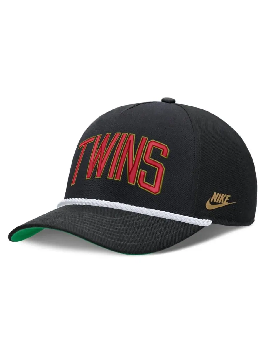 Кепка Nike с вышивкой Minnesota Twins — изображение 3 из 5, черный зеленый