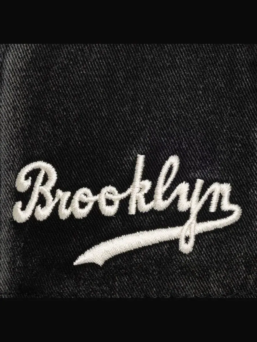 Кепка с высокой тульей, шестипанельная, с вышивкой, Brooklyn Dodgers Snow Block Pro Crown Mitchell — изображение 3 из 4