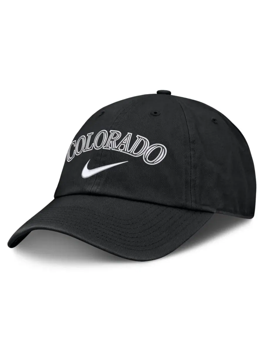 Бейсболка с вышивкой Colorado Rockies Nike — изображение 1 из 4, черный