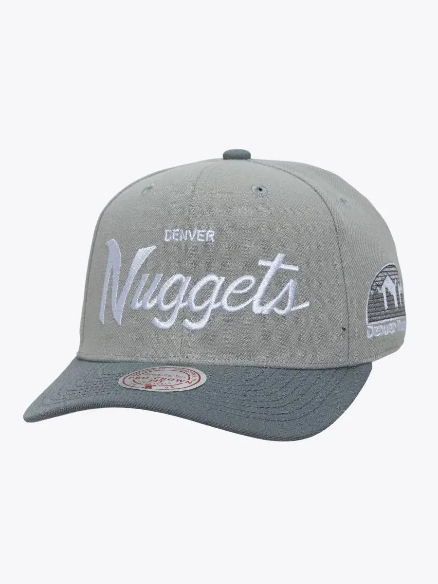 Бейсболка с высокой тульей Denver Nuggets Thunderstorm Head Coach Pro Crown Mitchell & Ness — изображение 1 из 2
