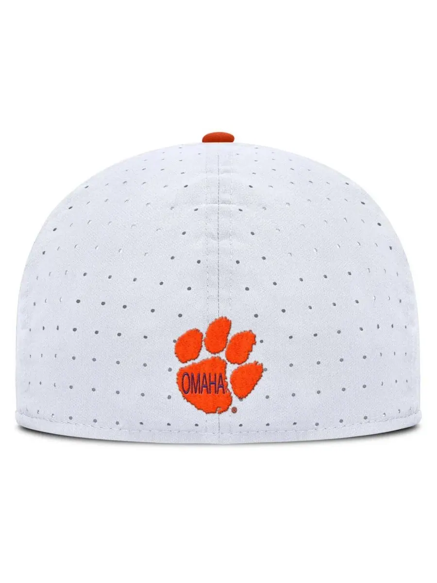 Nike Мужская белая бейсболка Clemson Tigers для игры в бейсбол на поле — изображение 2 из 5, белый