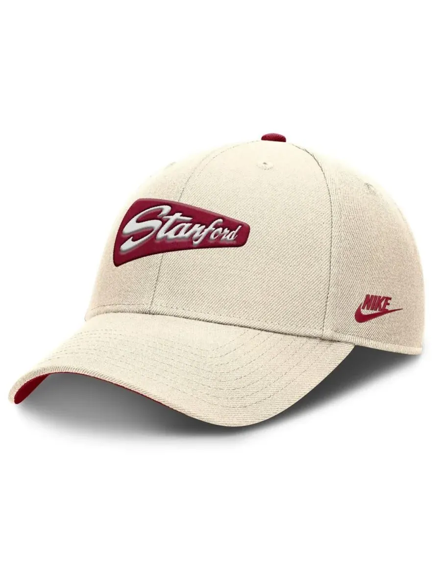 Мужская регулируемая кепка Stanford Cardinal Rise Legacy Natural Nike — изображение 1 из 4, прозрачный