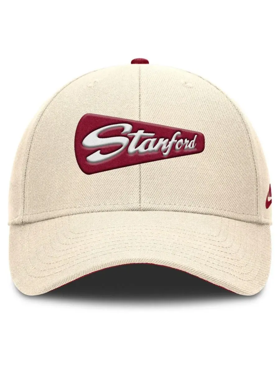 Мужская регулируемая кепка Stanford Cardinal Rise Legacy Natural Nike — изображение 2 из 4, прозрачный