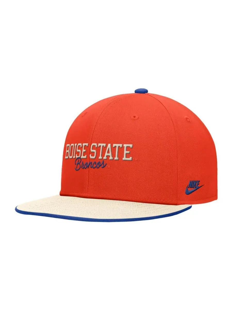 Nike Мужская оранжевая бейсболка Boise State Broncos Vintage Script Pro Dri-FIT Snapback — изображение 1 из 2, оранжевый