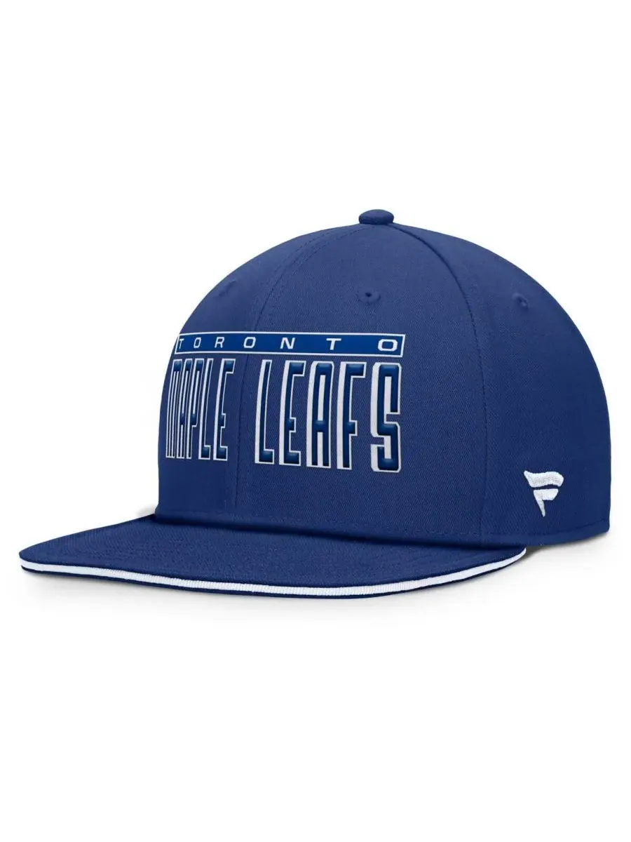 Fanatics Мужская синяя бейсболка Toronto Maple Leaf's Fundamental Gino Stack Snapback — изображение 1 из 4, синий
