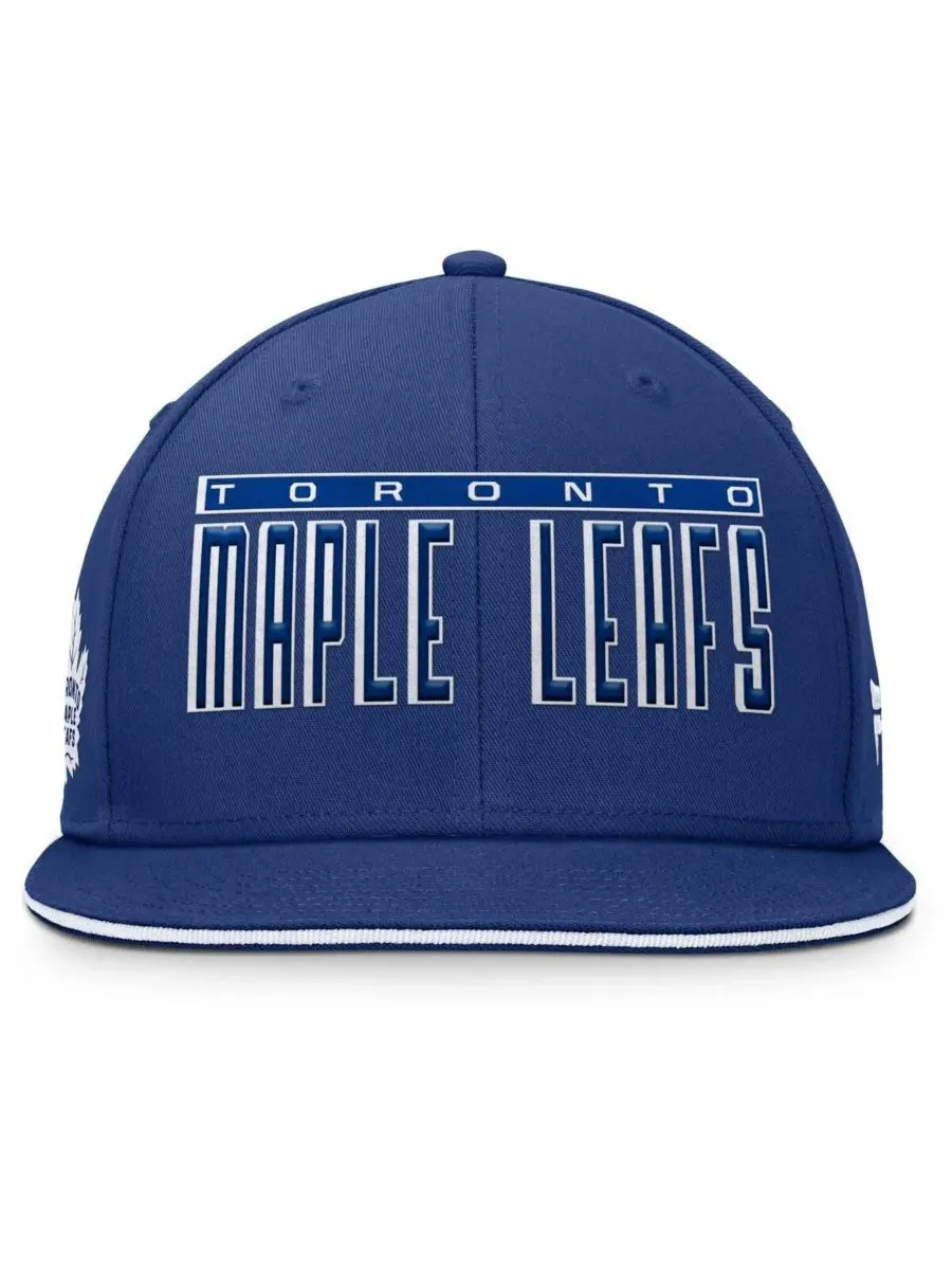 Fanatics Мужская синяя бейсболка Toronto Maple Leaf's Fundamental Gino Stack Snapback — изображение 2 из 4, синий