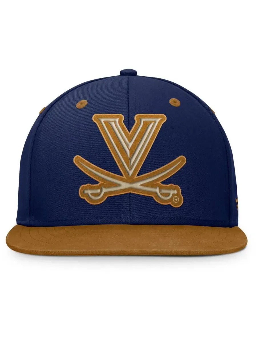 Fanatics Мужская кепка Virginia Cavaliers NoBo темно-синего/коричневого цвета — изображение 4 из 4, темно-синий коричневый