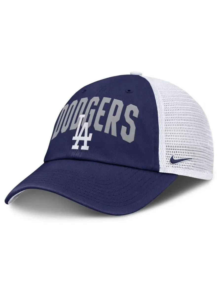 Кепка-тракер с вышитым логотипом Los Angeles Dodgers Nike — изображение 1 из 5, белый