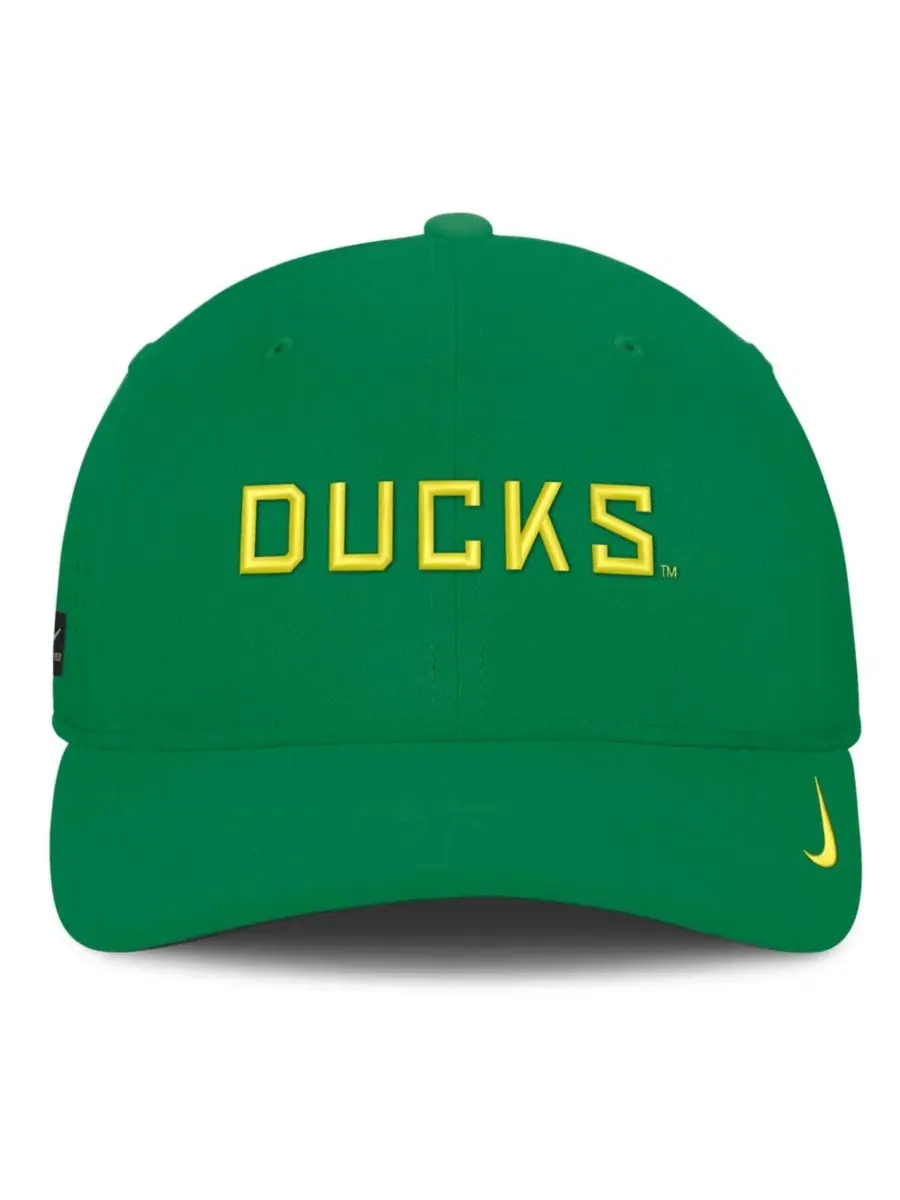 Кепка Nike Oregon Ducks Gameday Aerobill Swooshflex Dri-FIT — изображение 5 из 5, зеленый