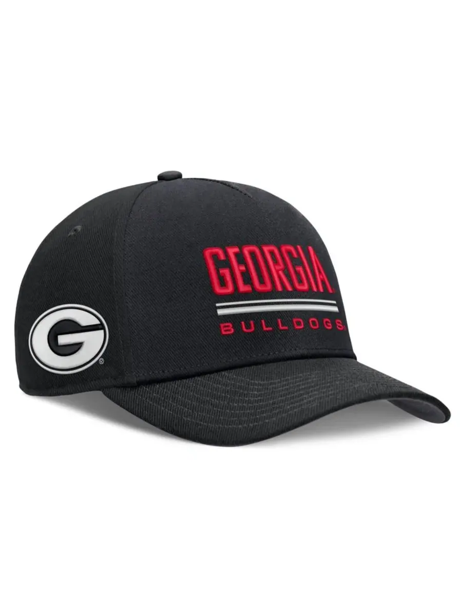 Бейсболка Nike Georgia Bulldogs 2026 Sideline Dri-FIT Rise — изображение 1 из 1, черный