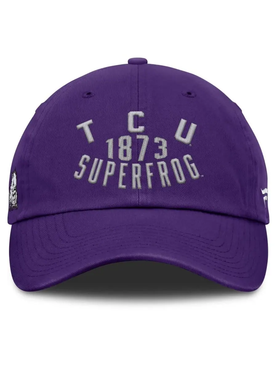 Fanatics Мужская фиолетовая регулируемая кепка TCU Horned Frogs Archer — изображение 2 из 4, фиолетовый