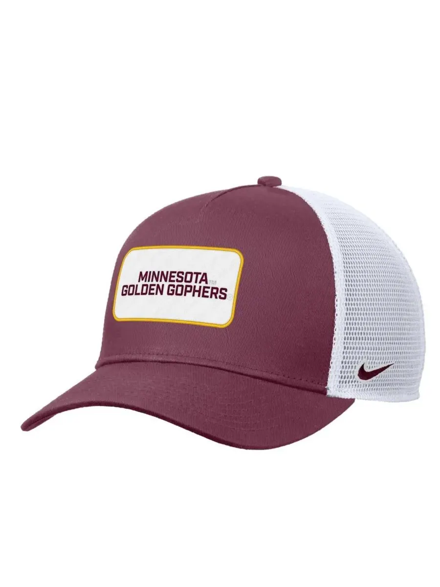 Nike Мужская бордовая кепка-тракер Minnesota Golden Gophers 2025 On-Field Rise Performance — изображение 1 из 2, коричневый