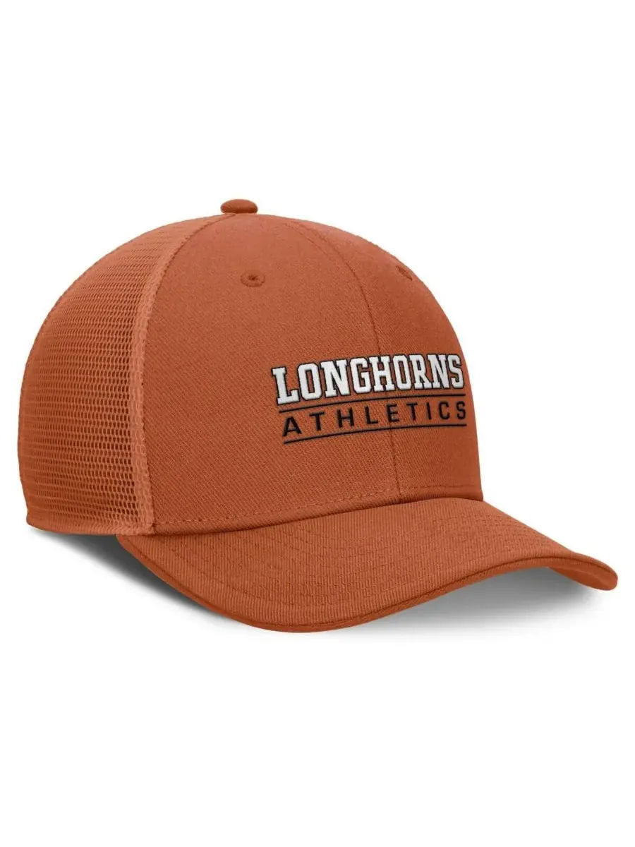 Nike Мужская регулируемая кепка Texas Longhorns оранжевого цвета с символикой команды Texas — изображение 3 из 4, оранжевый