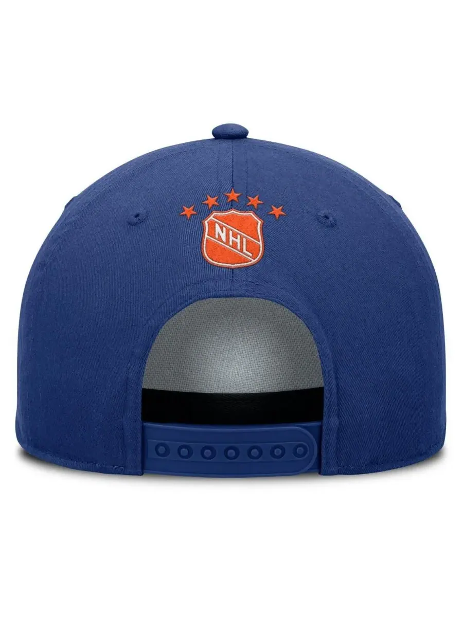 Fanatics Мужская синяя кепка Edmonton Oilers из коллекции Decades с регулируемым размером и — изображение 2 из 4, синий