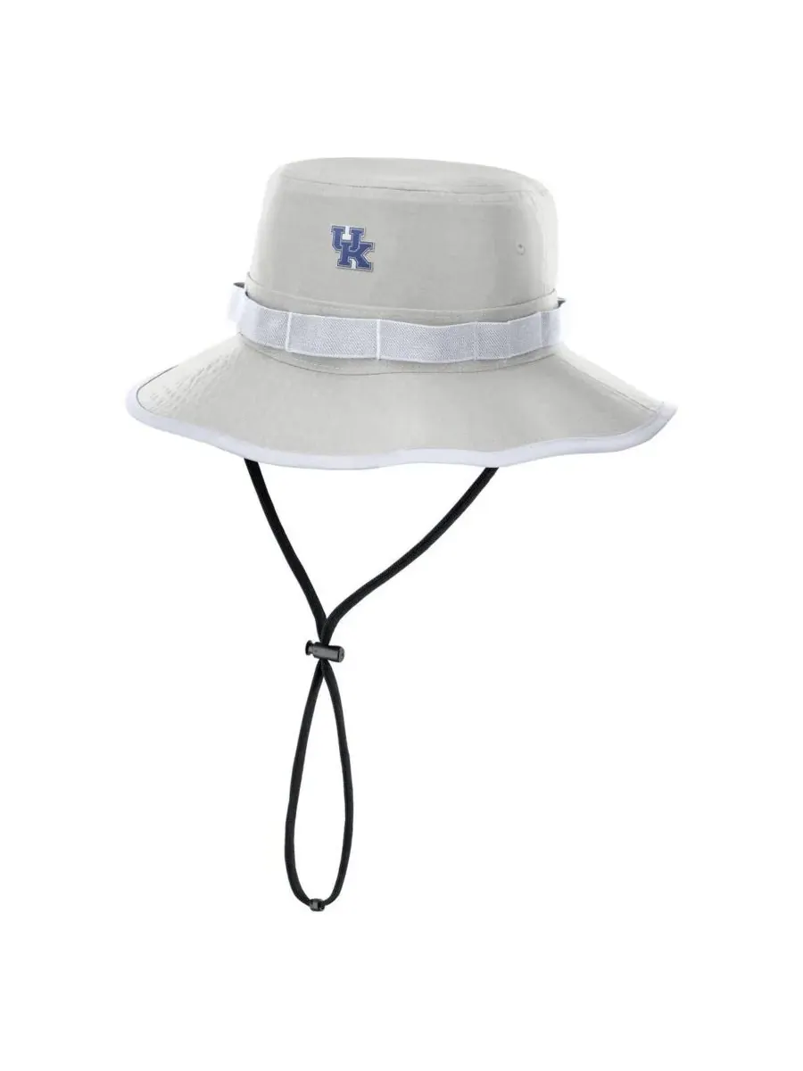Nike Мужская серая панама Kentucky Wildcats 2025 Sideline Apex Boonie Performance — изображение 1 из 2, серый