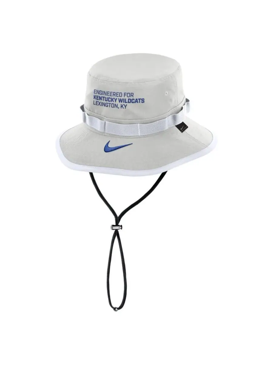 Nike Мужская серая панама Kentucky Wildcats 2025 Sideline Apex Boonie Performance — изображение 2 из 2, серый