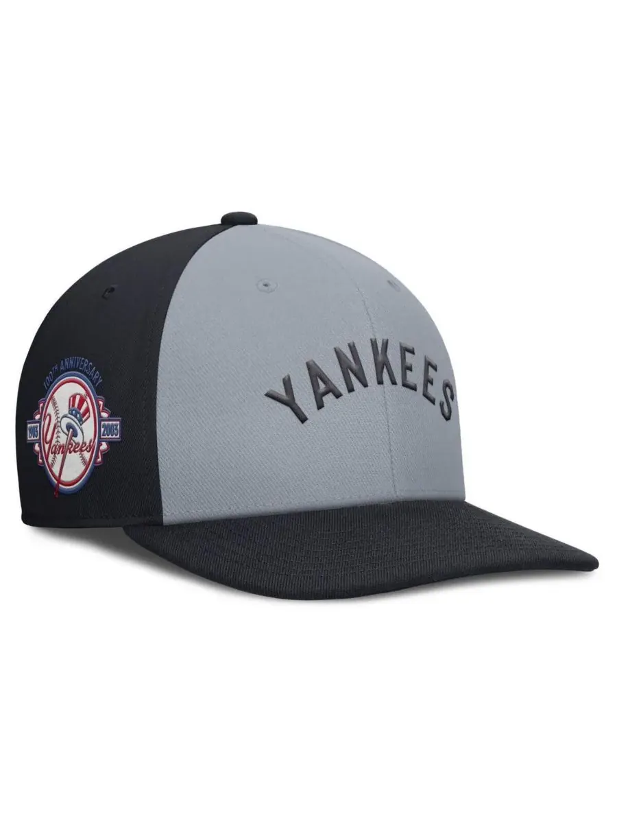 Nike Мужская серо-синяя бейсболка New York Yankees Pro Performance Snapback — изображение 1 из 4, серый темно-синий