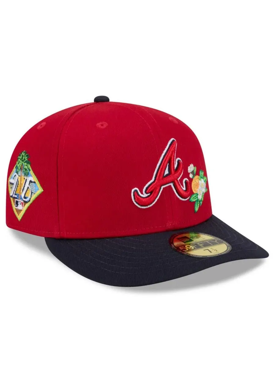 Бейсболка New Era 2026 Spring Training 59FIFTY с вышивкой, Atlanta Braves