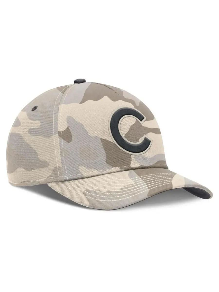 Nike Мужская кепка Chicago Cubs с камуфляжным рисунком и регулируемой высотой — изображение 3 из 5, прозрачный