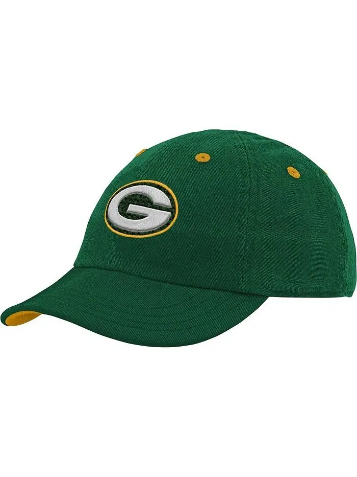 Зеленая гибкая шапка Green Bay Packers Team для мальчиков и девочек Outerstuff — изображение 1 из 2, зеленый