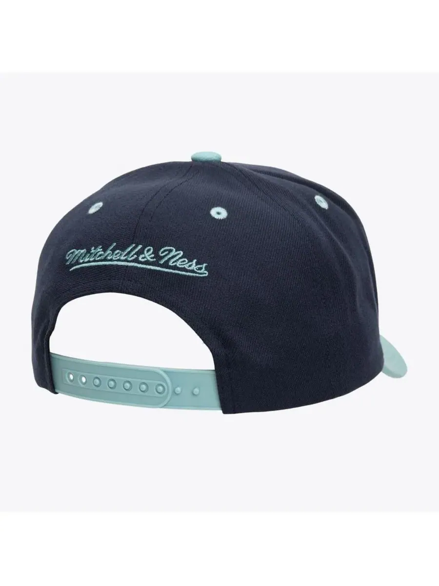 Mitchell & Ness Мужская черная кепка Seattle Kraken All In 2.0 Pro Crown с регулируемой высотой — изображение 3 из 3, черный