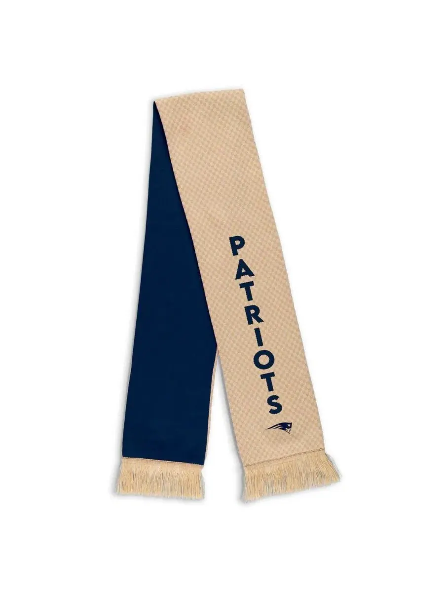 Комплект шарф и перчатки с вышивкой New England Patriots WEAR by Erin Andrews — изображение 2 из 3, бежевый