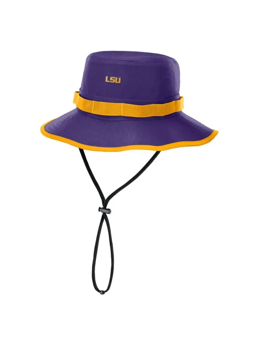 Nike Мужская фиолетовая панама LSU Tigers 2025 Sideline Apex Boonie — изображение 1 из 2, фиолетовый