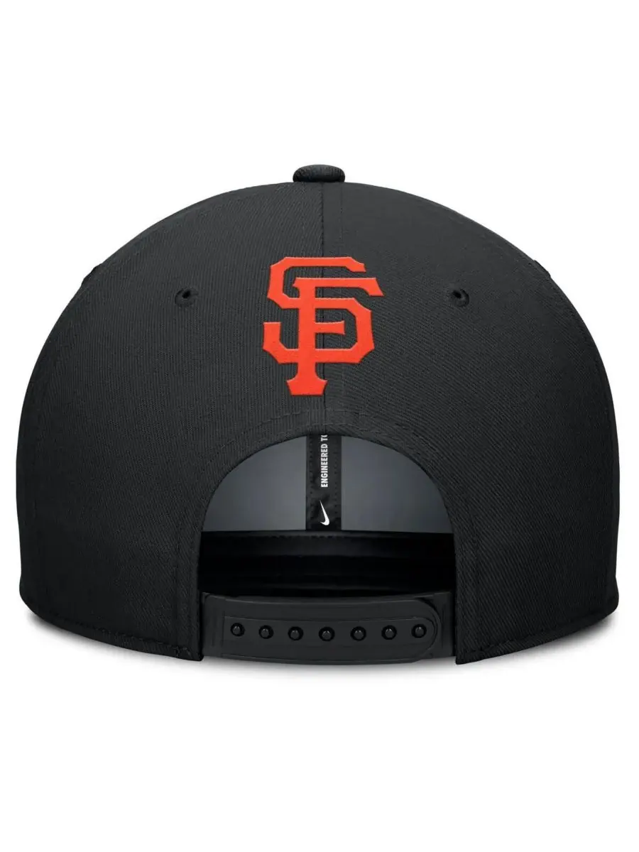Nike Мужская серо-черная бейсболка San Francisco Giants Pro Performance Snapback — изображение 2 из 4, серый черный