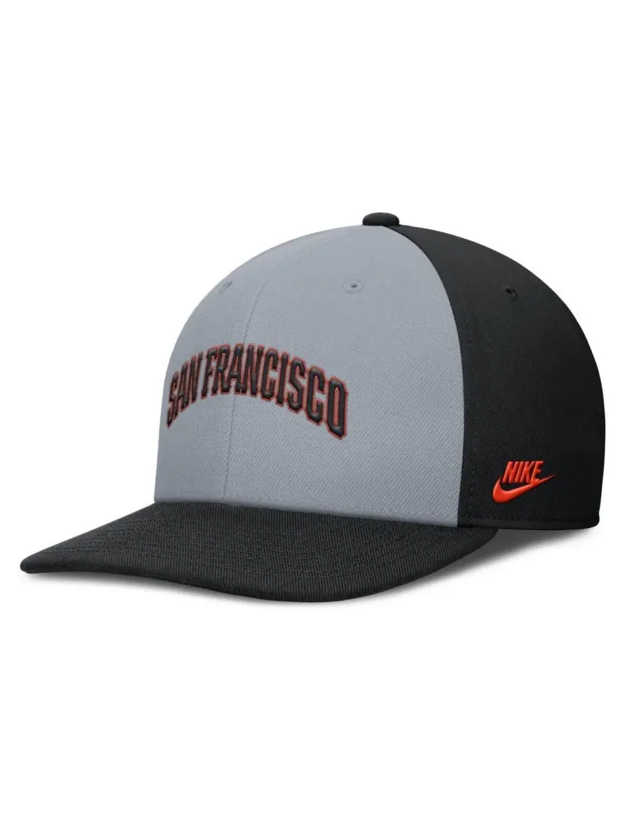 Nike Мужская серо-черная бейсболка San Francisco Giants Pro Performance Snapback — изображение 3 из 4, серый черный