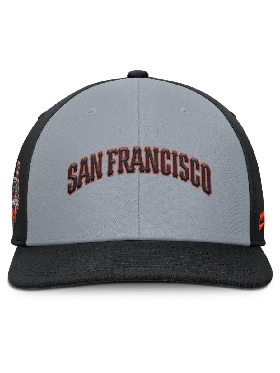 Nike Мужская серо-черная бейсболка San Francisco Giants Pro Performance Snapback — изображение 4 из 4, серый черный