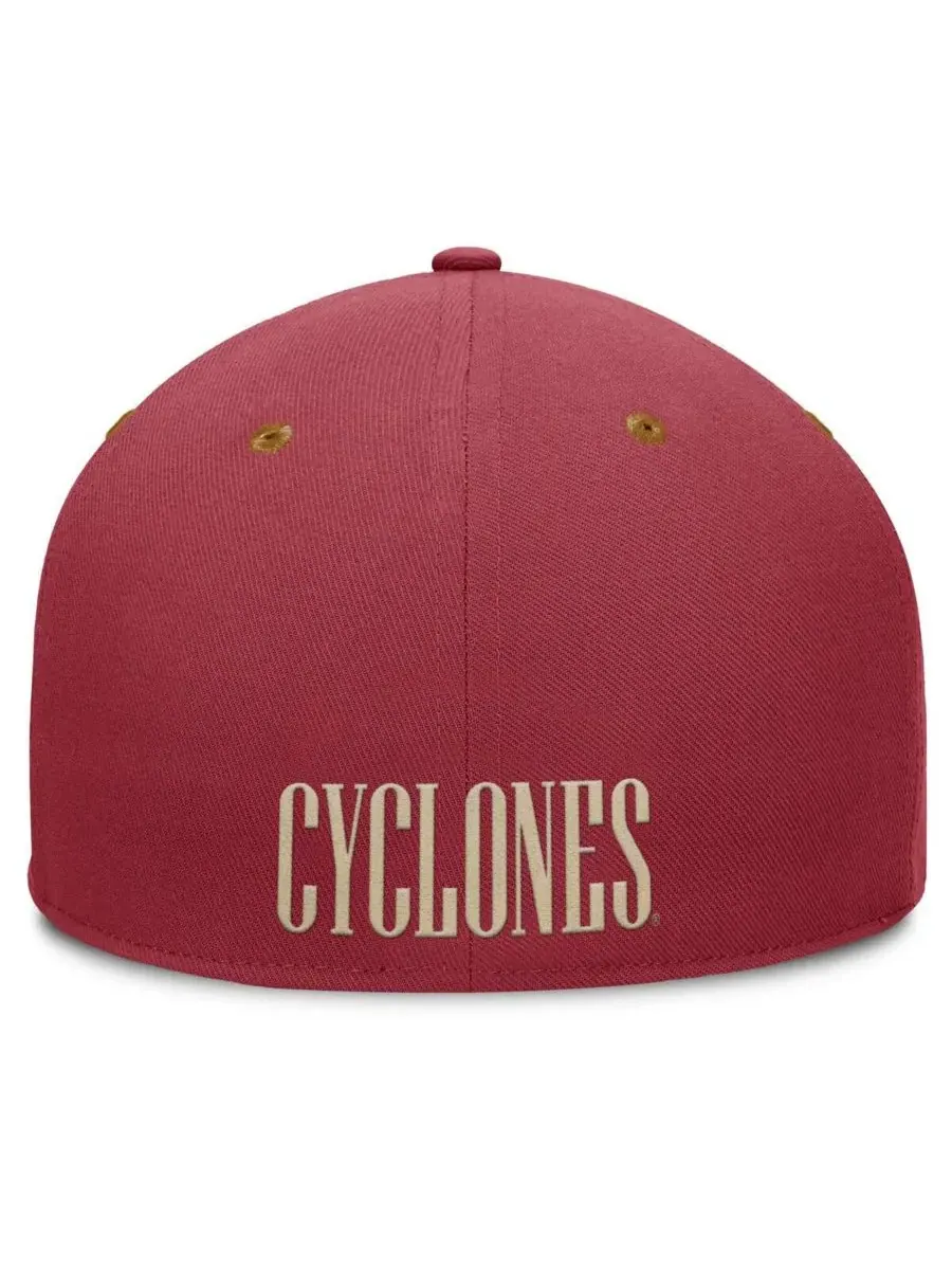 Fanatics Мужская бейсболка Iowa State Cyclones NoBo в расцветке "Кардинально-коричневый" — изображение 3 из 4