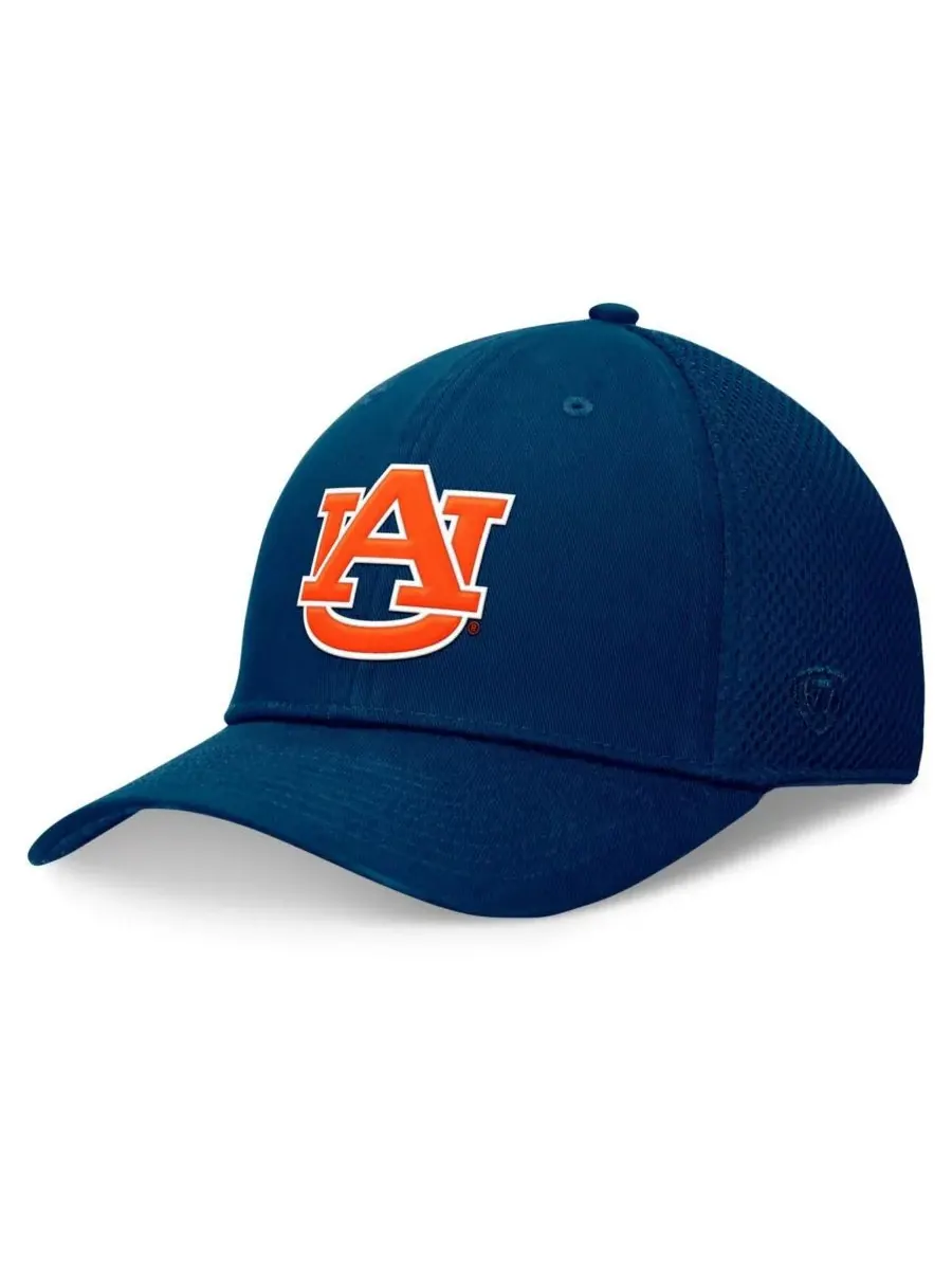 Top of the World Мужская темно-синяя кепка-снеппер Auburn Tigers Spacer Flex Hat — синий