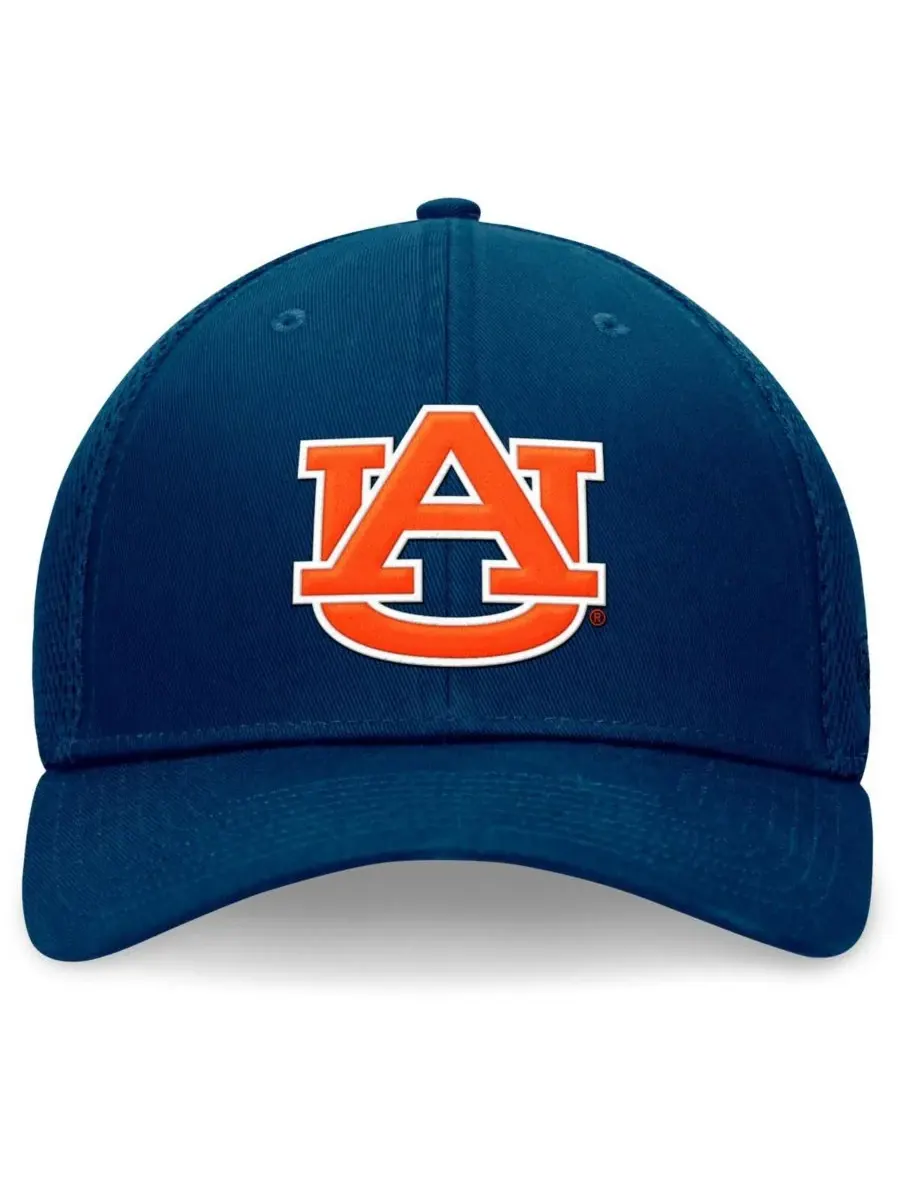 Top of the World Мужская темно-синяя кепка-снеппер Auburn Tigers Spacer Flex Hat — изображение 4 из 4, темно-синий