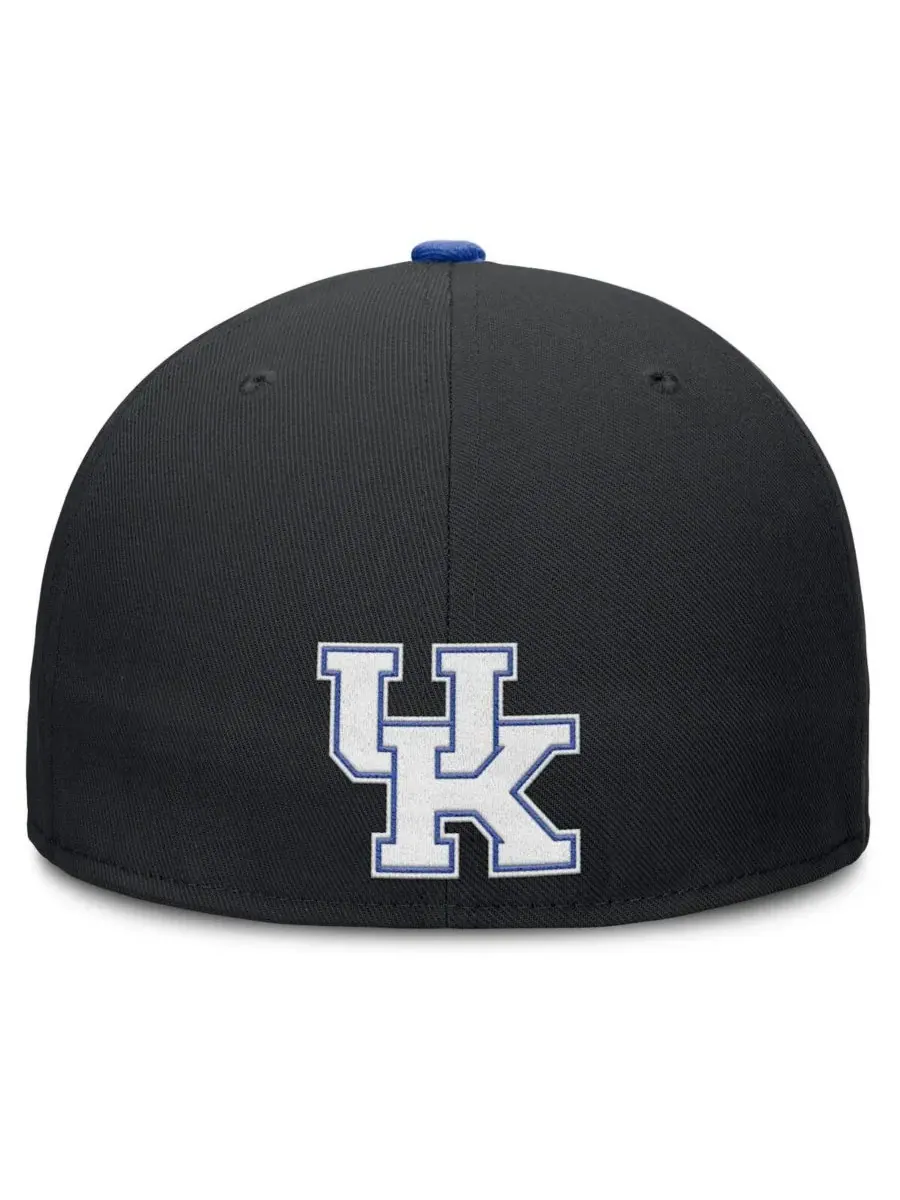 Nike Мужская черная бейсболка Kentucky Wildcats True Primetime Performance Fitted Hat — изображение 4 из 4, черный