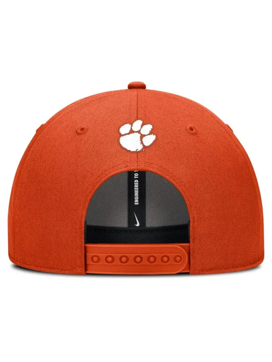 Nike Мужская оранжевая тренировочная кепка Clemson Tigers Rise с регулируемой застежкой — изображение 4 из 4, оранжевый
