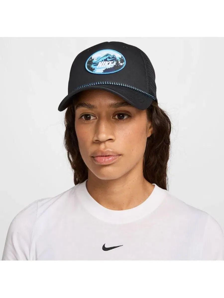 Кепка-тракер Nike Rise Trucker Adjustable Hat — изображение 1 из 5, черный