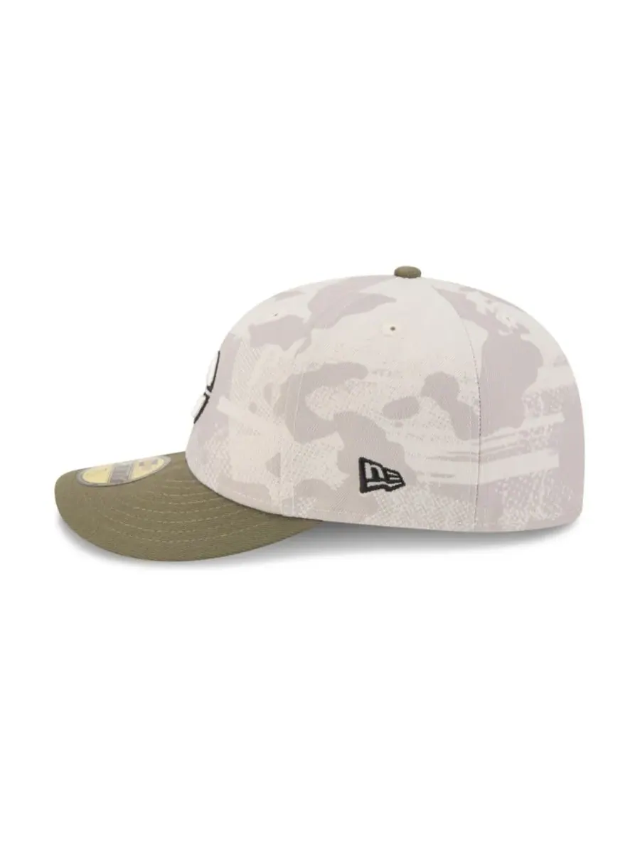 New Era Мужская бейсболка 59FIFTY светло-бежевого/оливкового цвета с символикой команды Cincinnati — изображение 4 из 7
