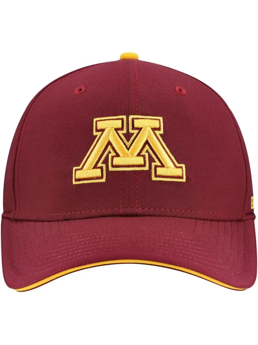 Nike Мужская бордовая бейсболка Minnesota Golden Gophers Rise Performance Flex Hat — изображение 5 из 5, коричневый
