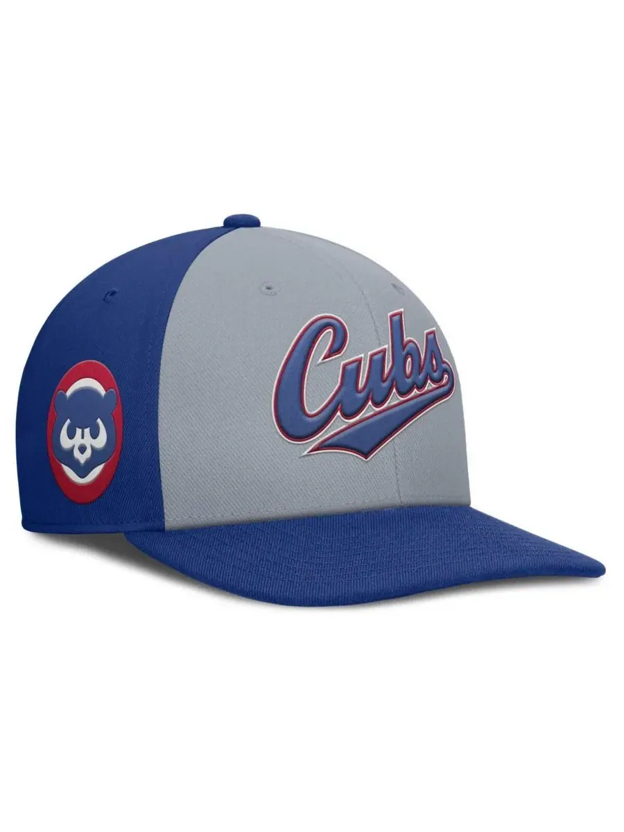 Nike Мужская серая/королевская бейсболка Chicago Cubs Pro Performance Snapback — изображение 1 из 4, серый