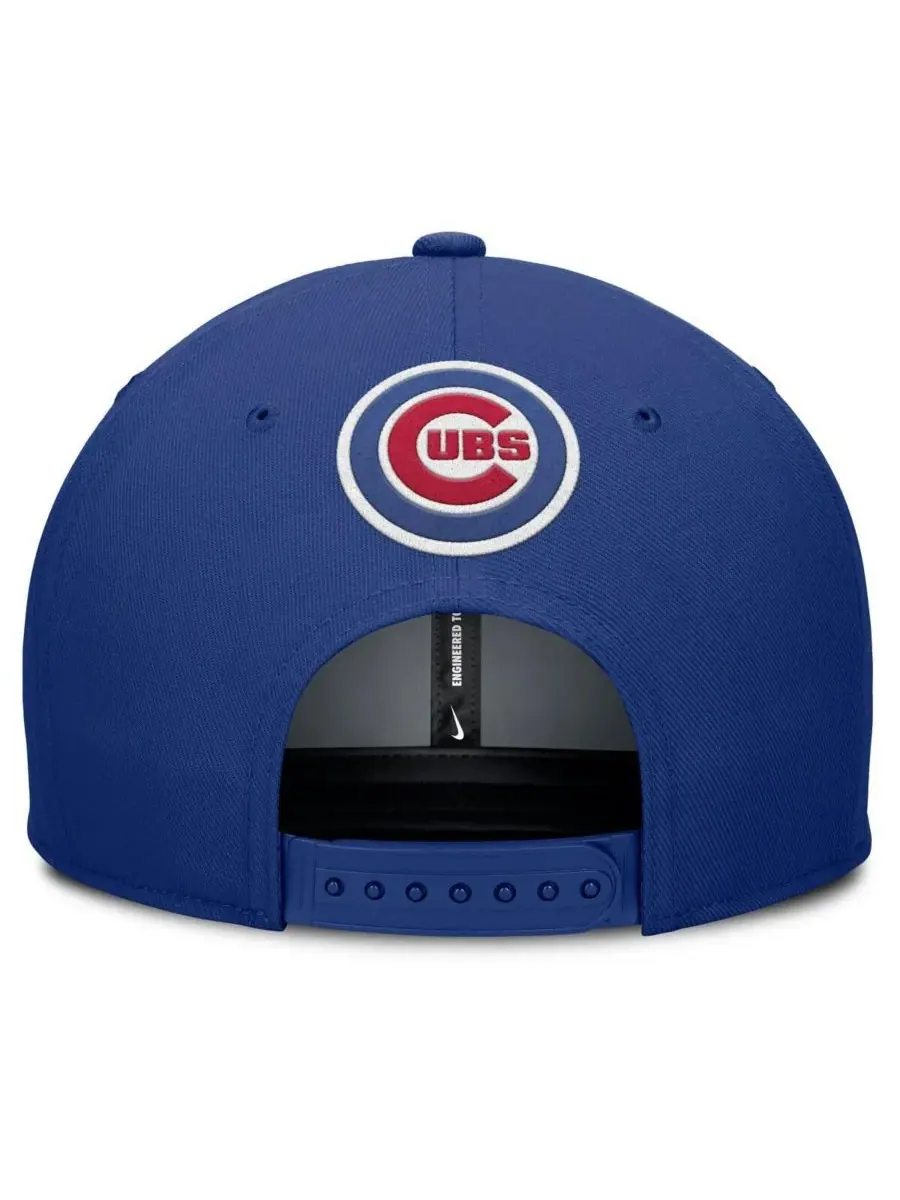 Nike Мужская серая/королевская бейсболка Chicago Cubs Pro Performance Snapback — изображение 2 из 4, серый
