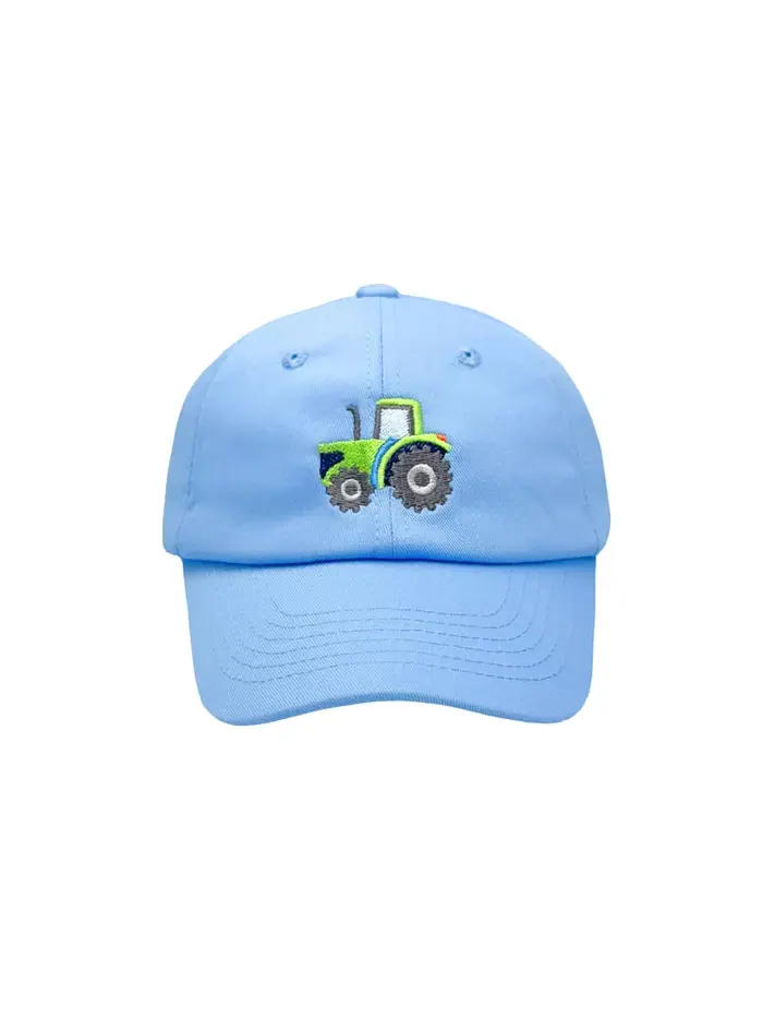Бейсболка Tractor для мальчиков синего цвета Bits & Bows