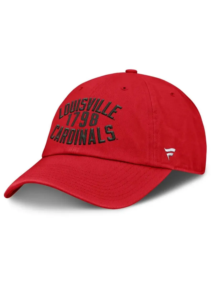 Fanatics Мужская красная регулируемая бейсболка Louisville Cardinals Archer — изображение 1 из 4, красный