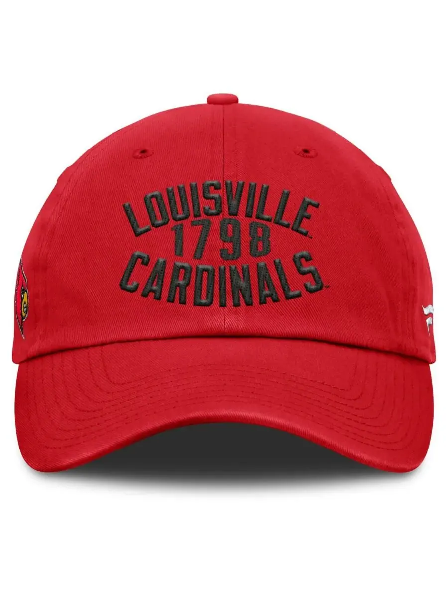 Fanatics Мужская красная регулируемая бейсболка Louisville Cardinals Archer — изображение 2 из 4, красный