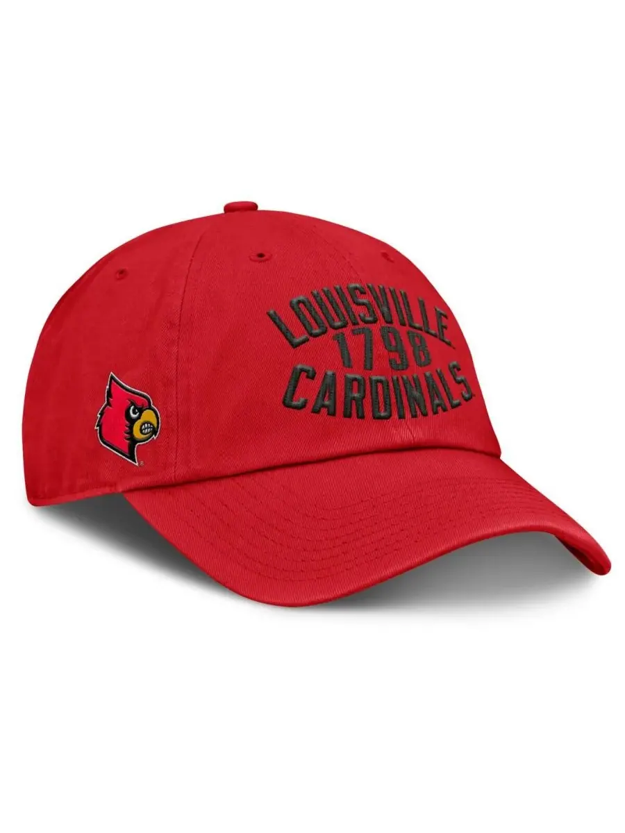 Fanatics Мужская красная регулируемая бейсболка Louisville Cardinals Archer — изображение 3 из 4, красный