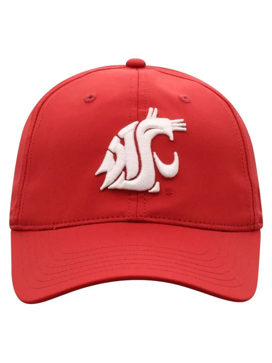 Top of the World Мужская регулируемая кепка Crimson Washington State Cougars Victory Trainer — изображение 3 из 4, красный