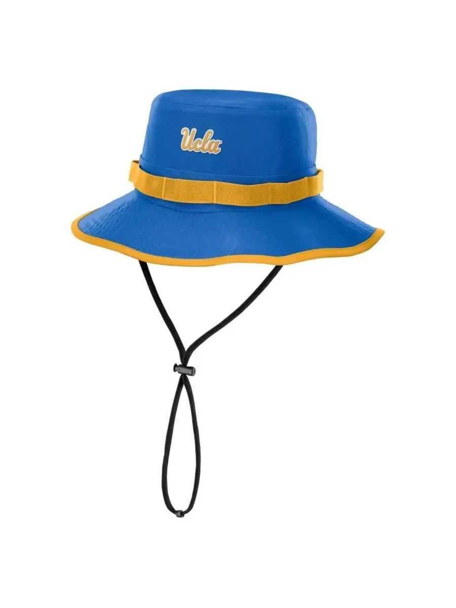 Nike Мужская синяя панама UCLA Bruins 2025 Sideline Apex Boonie — изображение 1 из 2, синий