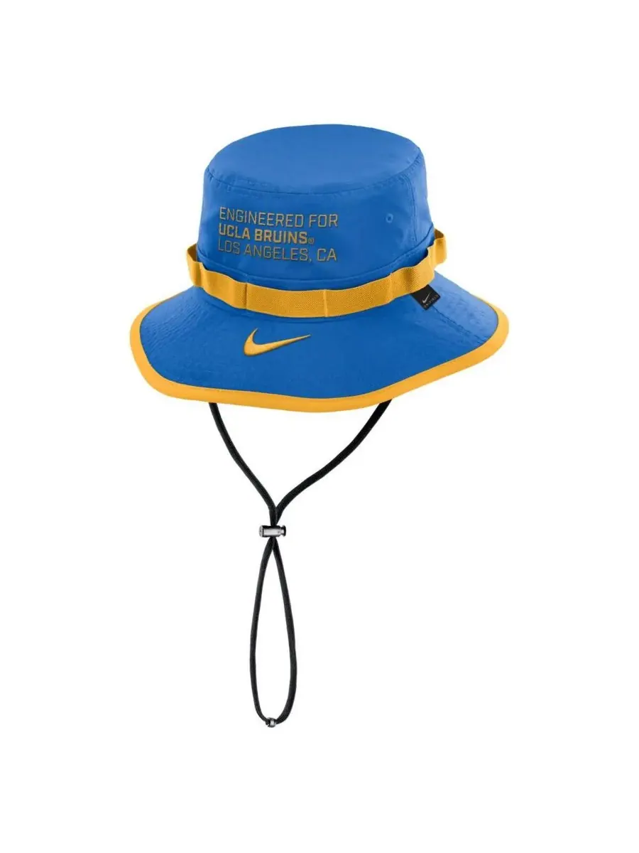 Nike Мужская синяя панама UCLA Bruins 2025 Sideline Apex Boonie — изображение 2 из 2, синий