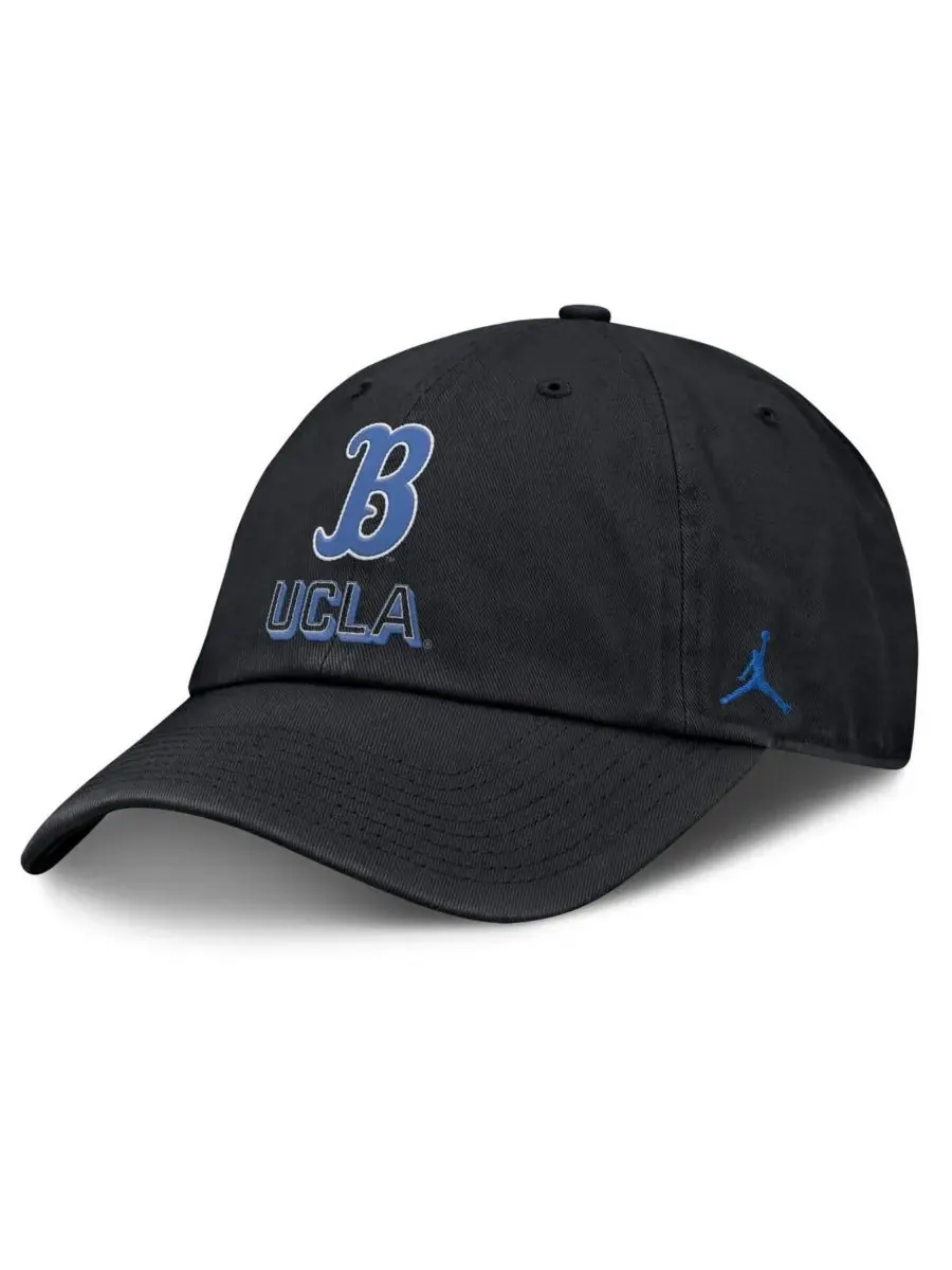 Jordan Мужская черная регулируемая кепка UCLA Bruins 2025 On-Field Club — изображение 1 из 4, черный