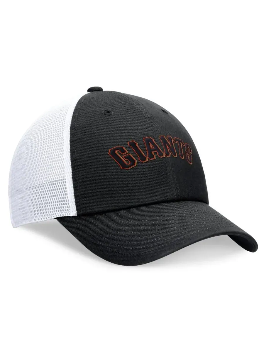 Nike Мужская черная регулируемая кепка-тракер с логотипом San Francisco Giants — изображение 3 из 4, черный